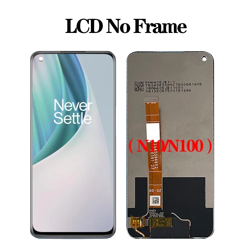 100% Tested For OnePlus Nord N10 5G BE2029 LCD Display Screen Touch Panel Digitizer Replacement For Oneplus Nord N100 BE2013 LCD