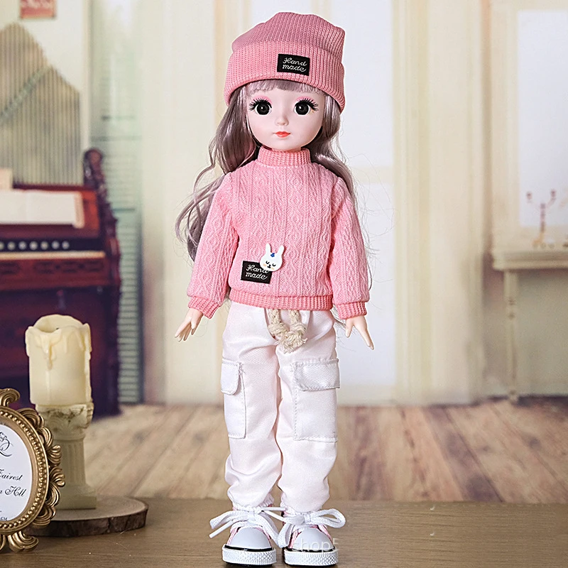 1/6 BJD 30CM Anime Doll Fashion Causal Suit Doll Replacement Clothes Skirt Accessories Kids Girls DIY Toys Gift Reborn Kawaii