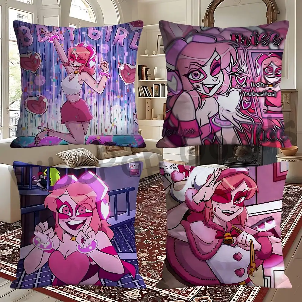 M-Miss H-Heed V-Villainous Double Sided Print Soft Throw Pillow Cover Washable RV Camper Interior No Insert