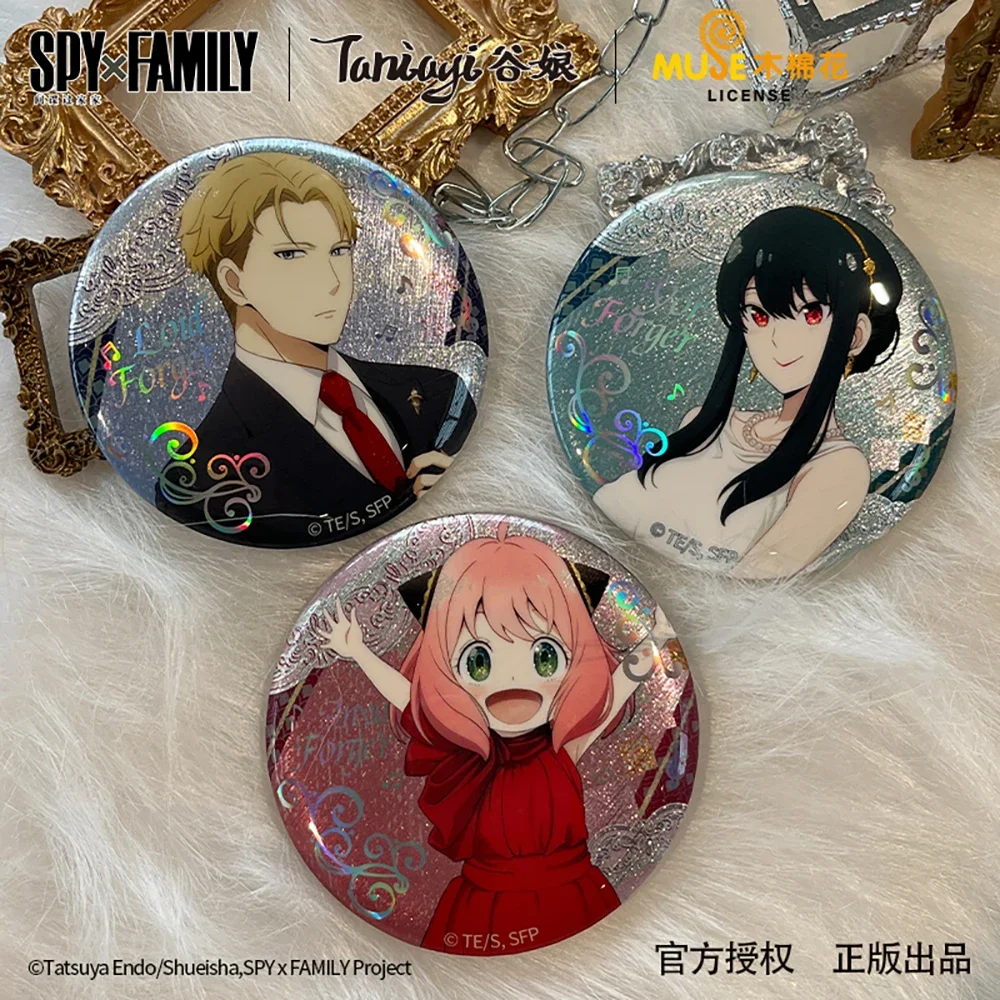 Bonito anime espião x família cosplay anya crepúsculo loid yor forger flandres decoração broche crachá dar namorada presente de aniversário