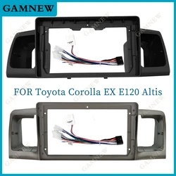 TOYOTA Corolla EX 2007-2012 2013 + 스테레오 대시 프레임 용 9 인치 자동차 라디오 페시아 패널, TOYOTA Corolla EX-용 자동차 패널