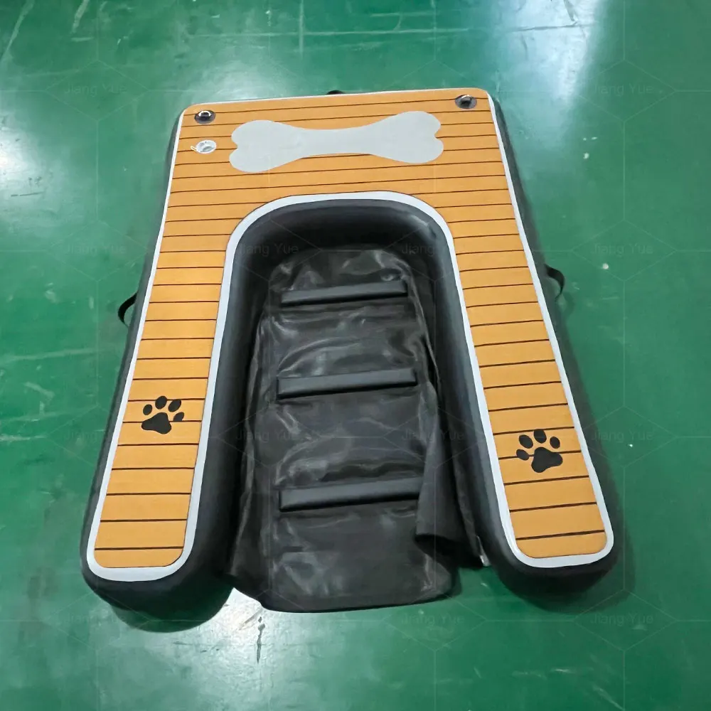 

New Design Inflatable Dog Ramp for Boat Pool and Dock Dog on Water Ladder Step Dog Water Ramp Pup Plank