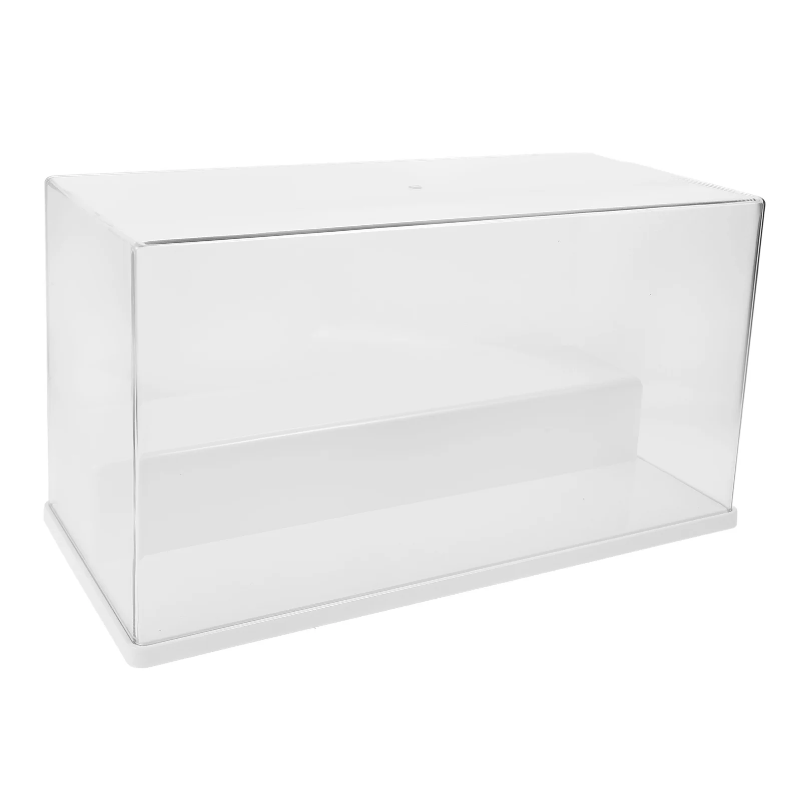 

Clear Acrylic Display Case Figurines Showcase Storage Organizer Dustproof Transparent Model Box Shelves