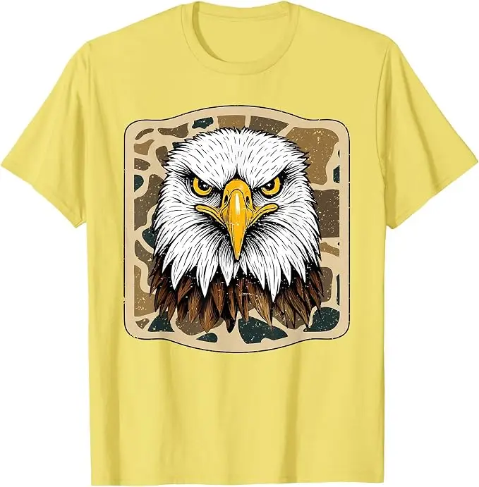 Eagles Camo Football Game Day Schul-Maskottchen Team Spirit T-Shirt Y2k Schul-Football-Team Spirit Kleidung Weiches Baumwoll-Grafik-T-Shirt – Detail 17