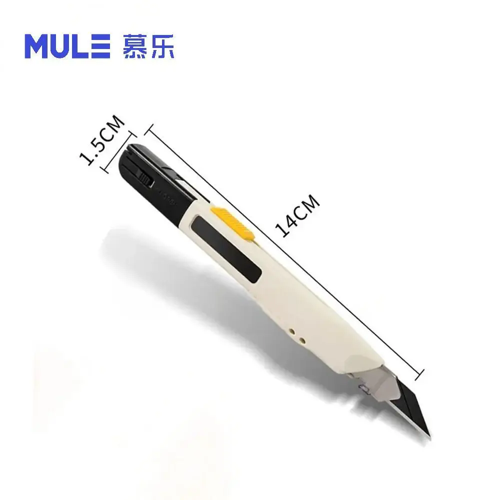 Automatic Locking Anti-Shaking Utility Knife Cute Retractable Box Cutter for Wallpaper Sculpture Snap off Cut