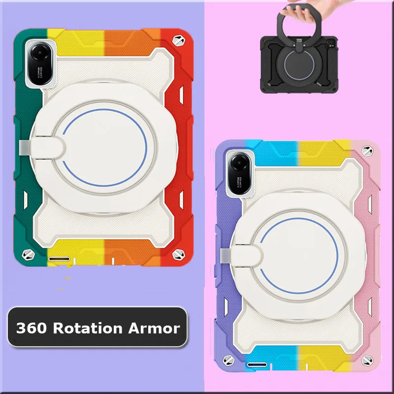

forRedmi Pad 2 11inch 2025 Pad 8 Pro 7 11.2“ for Xiaomi Poco Pad X1 11.2 in MIpad 6 5 Pro SE 11“ 360° Rotation Stand Armor Case