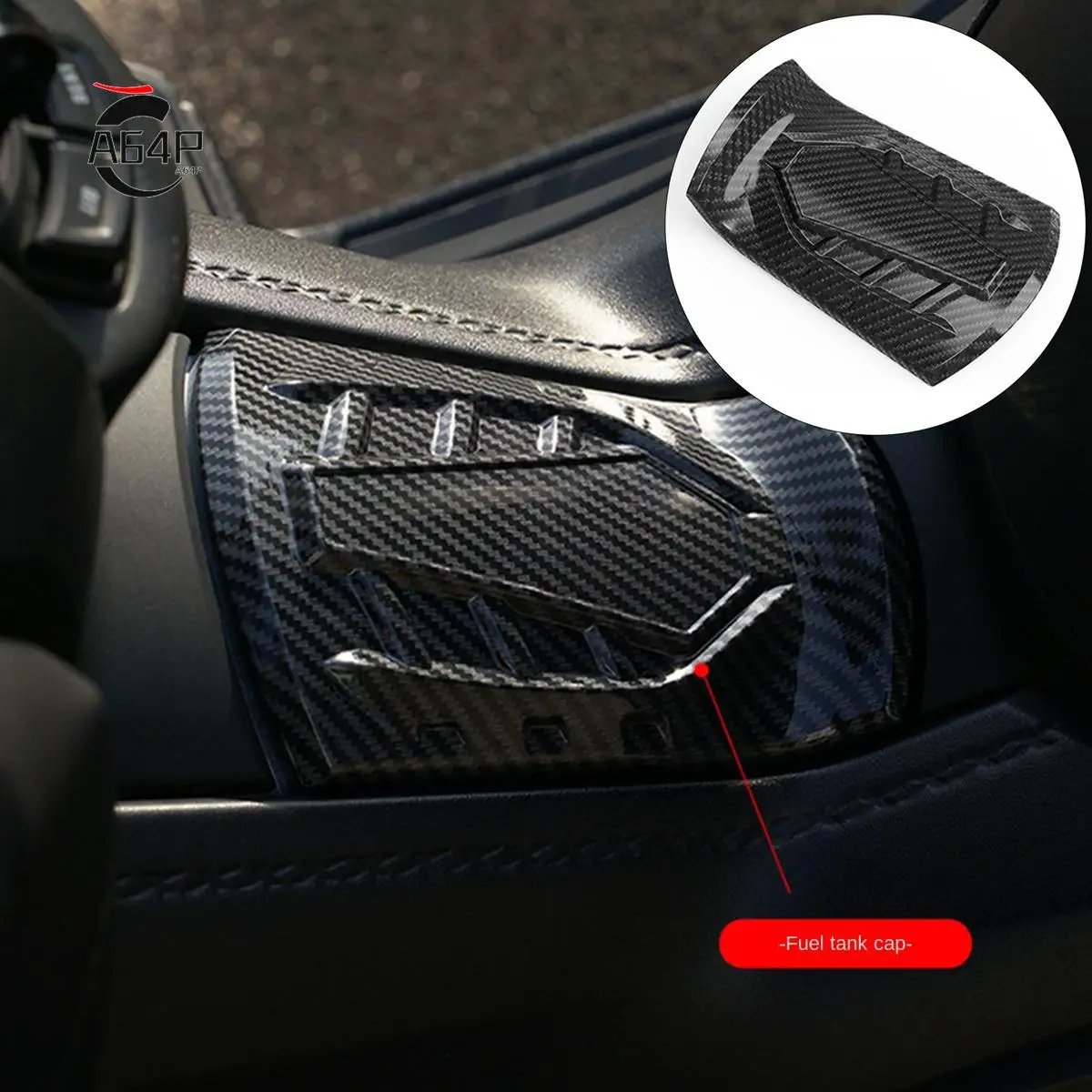 

A64P-Motorcycle Carbon Fiber Fuel Gas Oil Tank Cap Trim Cover For YAMAHA X-MAX XMAX 250 300 400 XMAX250