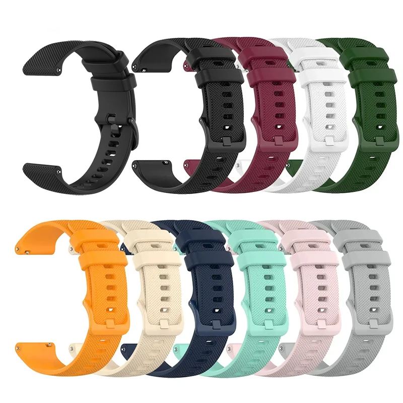 Silikon-Uhrenarmband, Schnellverschlussband, 20 mm, für Garmin Forerunner 245 645 Vivoactive 3 Vivomove Sport/Trend Garmin Venu 2 Plus