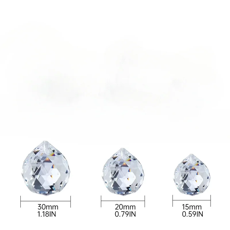 Clear Acrylic Crystal Pendants, Hanging Glass‑Like Prism Charms, DIY Bead Accessories for Wedding Curtain, Chandelier Party Home