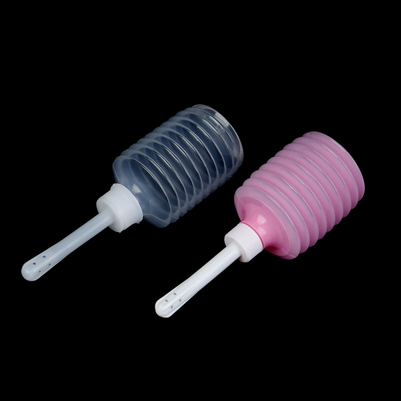 200ML 8Holes Disposable Vaginal Anal Douche Retractable Wash Cleaning Anus Clean