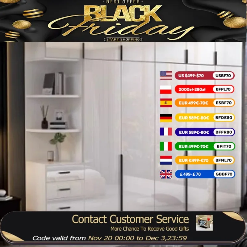 

Hanging Clothes Wardrobes Top Cabinet Modular Space Saving Organizer Closet Drawers Tall White Roupeiros De Quarto Furniture