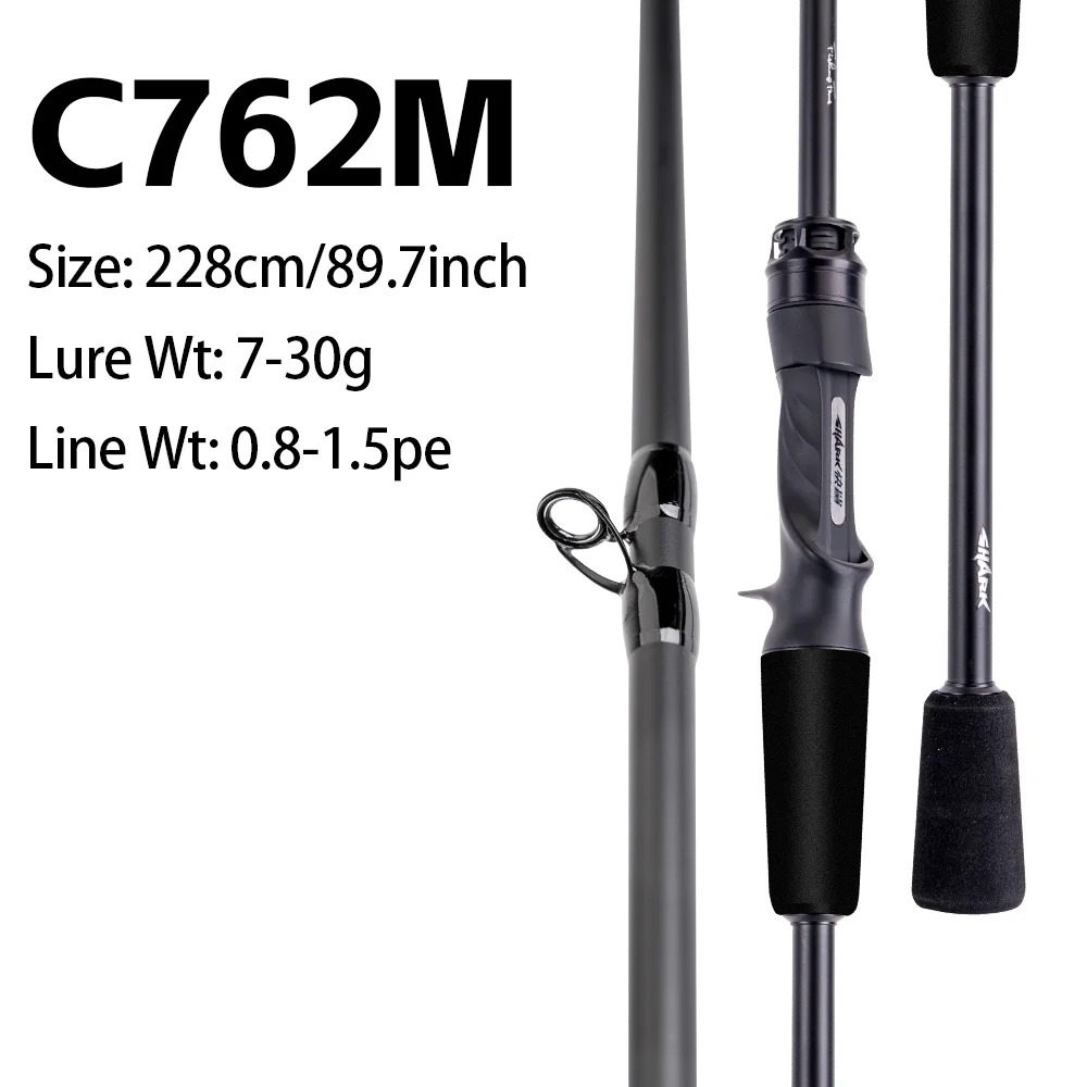 FISHINGFANS KUAISHA T1100+M40X Carbon Blank 8KG DRAG Light LS Guide 7-30g Ködergewicht Schnelle Aktion Spinn- und Wurfangelrute