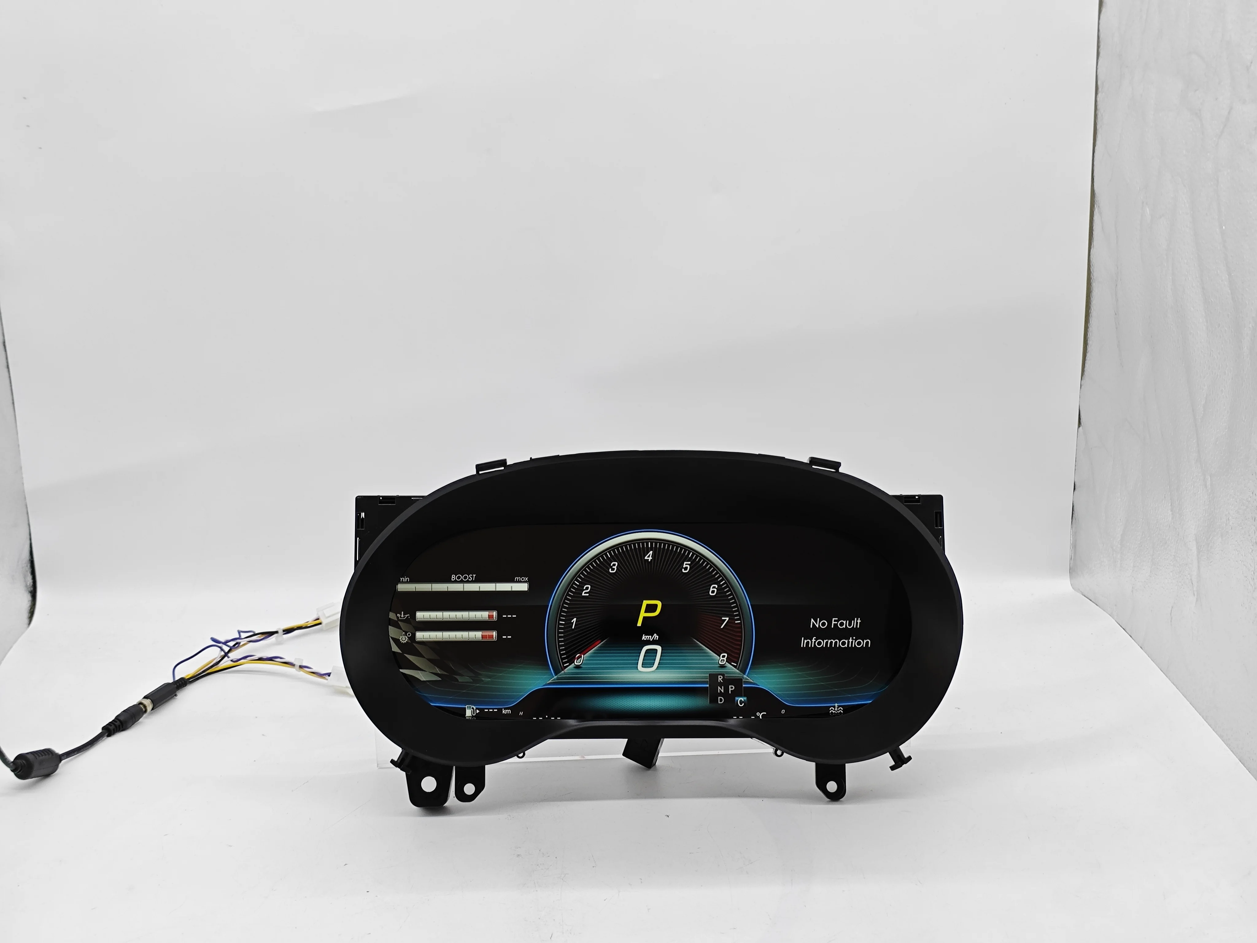 12.3 Inch Linux LCD Dashboard Panel, Plug and Play Digital Cluster Speedometer for Benz GLA X156 CLA C117 A-class W176 2013-2018