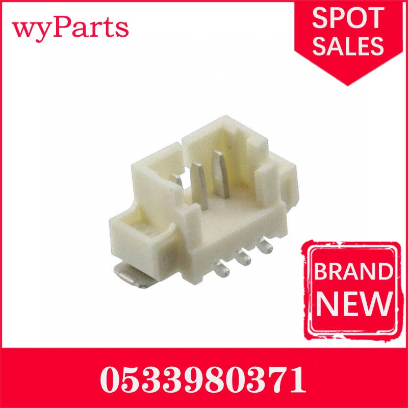 

10 шт./лот 0533980371 533980371 53398-0371 Новый CONN HEADER SMD 3POS 1,25 мм