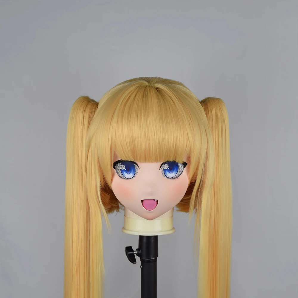 

(MEO408) Настроить ручной работы на всю голову, запираемый кроссдресс, мужской и женский, японский мультфильм, аниме, игровой персонаж, маска кигуруми