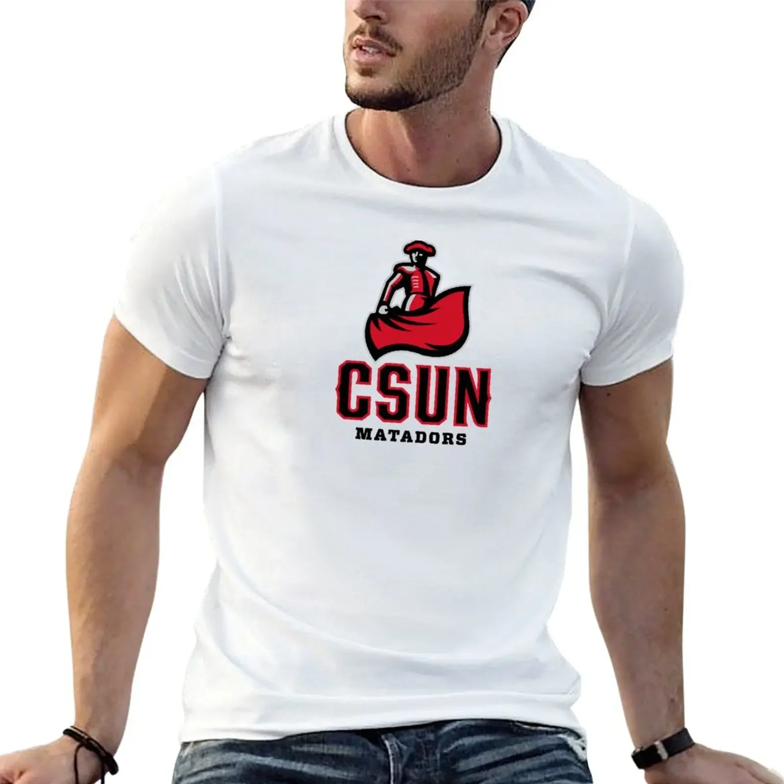 The CSUN Matadors T-Shirt customs cotton graphic tees Short sleeve tee men