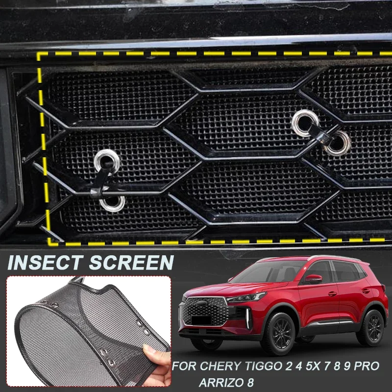 

For CHERY ARRIZO 8 TIGGO 2 3X 4 5X 7 8 9 PRO MAX 4pcs Car Insect-proof Air Inlet Protect Cover Airin Insert Net Auto Accessory