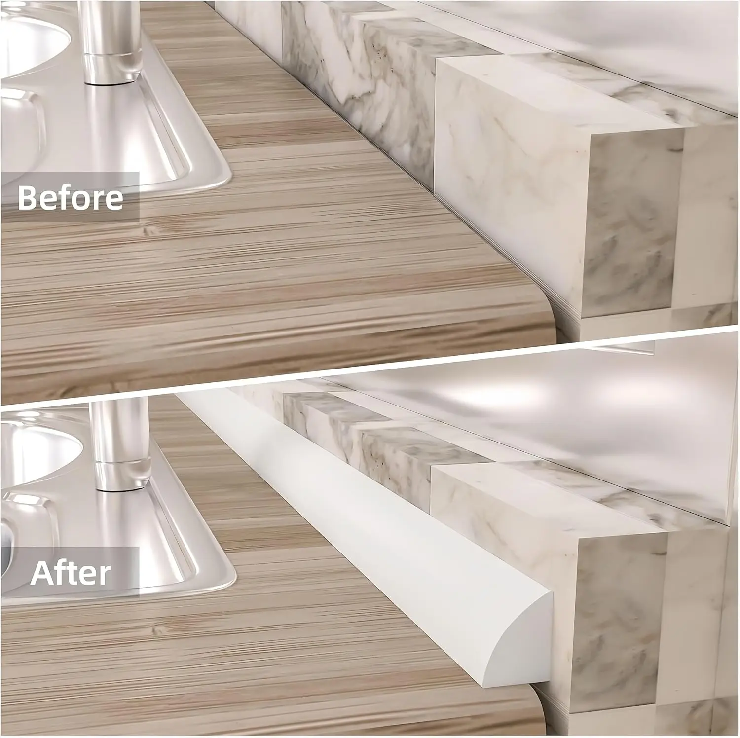 

Elasticity Quadrant Forming Corners Strip Paste Rubber Decorative Molding Waterproof Splash Proof Ceramic Tile 1M Room Decor