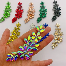 20PCS New Handmade Sequin Flower design 3D sew on Applique phoenix Patches For Clothes Decoration