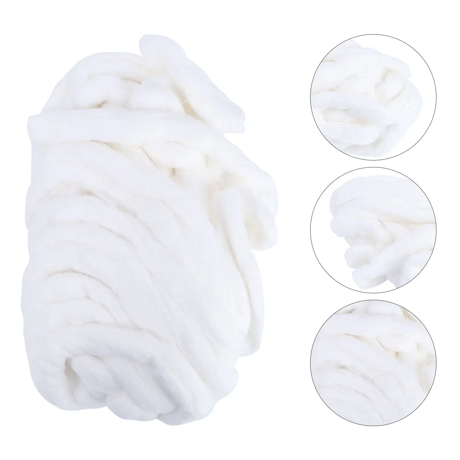 1 Roll Pure Cotton Strips Soft Absorbent Salon Beauty Degreasing Makeup Removal Nail Polish Removal Multifunctional Cotton