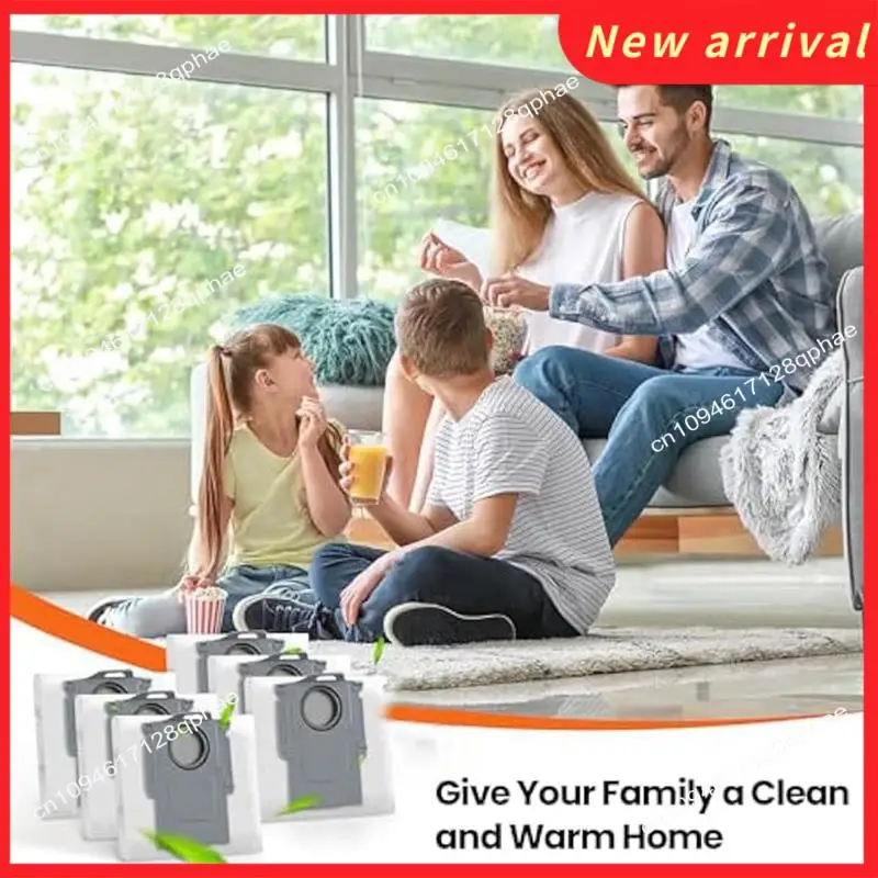 N89R 24 Dust Bags For Roborock Q Revo/Qrevo S/Qrevo Pro/Qrevo Plus/Qrevo Master/Qrevo Curv/S8 Maxv Ultra/Saros 10/Saros 10R