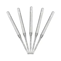 5PCS 0.8-2.5mm Diamond Coated Drill Bits 2.35mm Shank Tile Marble Glass Ceramic Hole Saw Tile Hole Opener Diamond Drill Bit