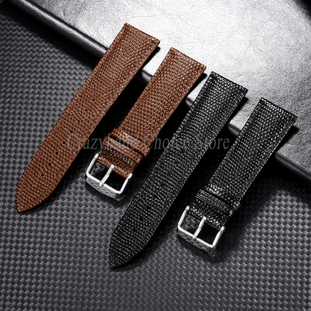 Uhrenarmband aus Leder mit Eidechsenstruktur, 14 mm, 16 mm, 18 mm, 19 mm, 20 mm, 21 mm, 22 mm, Business-Armband für Damen und Herren, universell für Tudor, Ersatzband – Detail 2