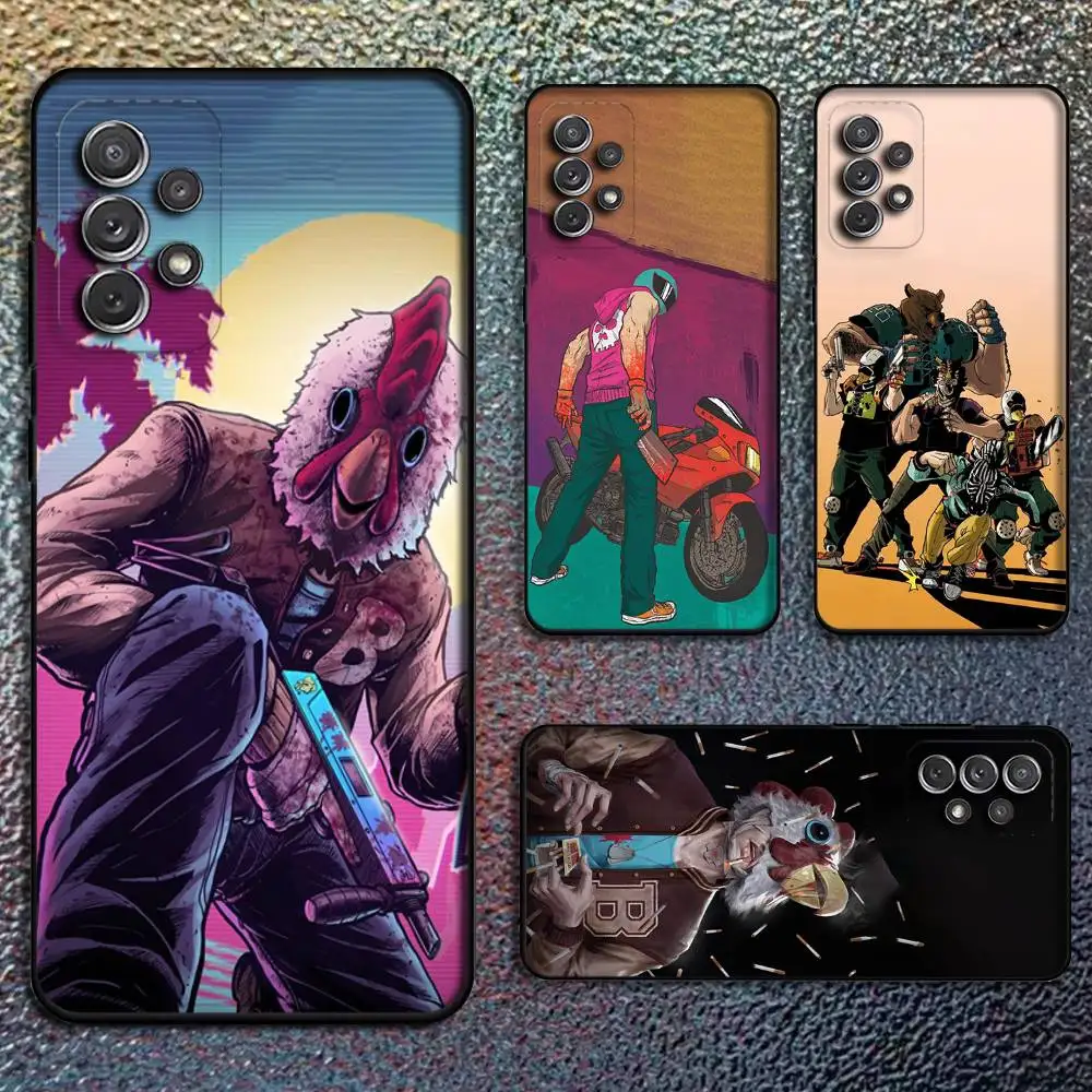 

Game Hotline Miami Phone Case For Samsung S25,S24,S21,S22,S23,S30,Ultra,S20,Plus,Fe,Lite,Note,10,9,5G Black Cover
