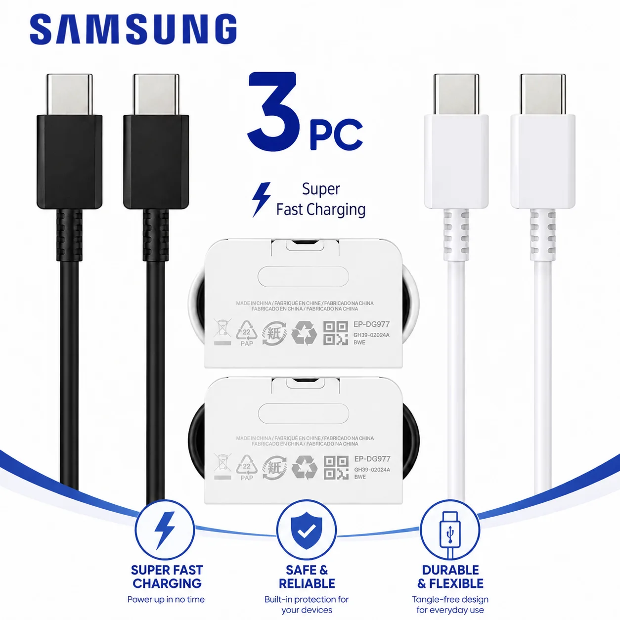 Câble PD pour Samsung S22 S21 S20 S23 S24 S25 Ultra 45W Super Fast Charging A54 A55 A34 5G Note 20 Ultra 25W USB C Type C