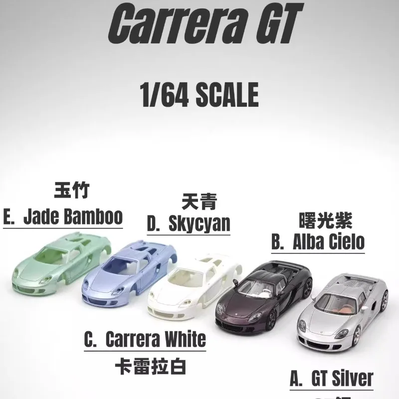 

Модель автомобиля из смолы DeepMaker 1:64 Carrera GT, праздничная подарочная игрушка для мальчиков, коллекционное украшение для взрослых.