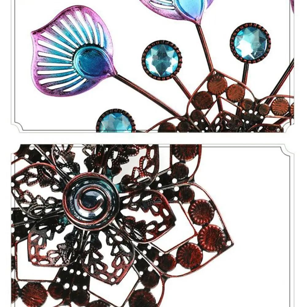 

Landscape Art Decoration Rotating Wind Collectors Rotator Removable Durable Metal Windmill Iron Art Gardening Plug Courtyard