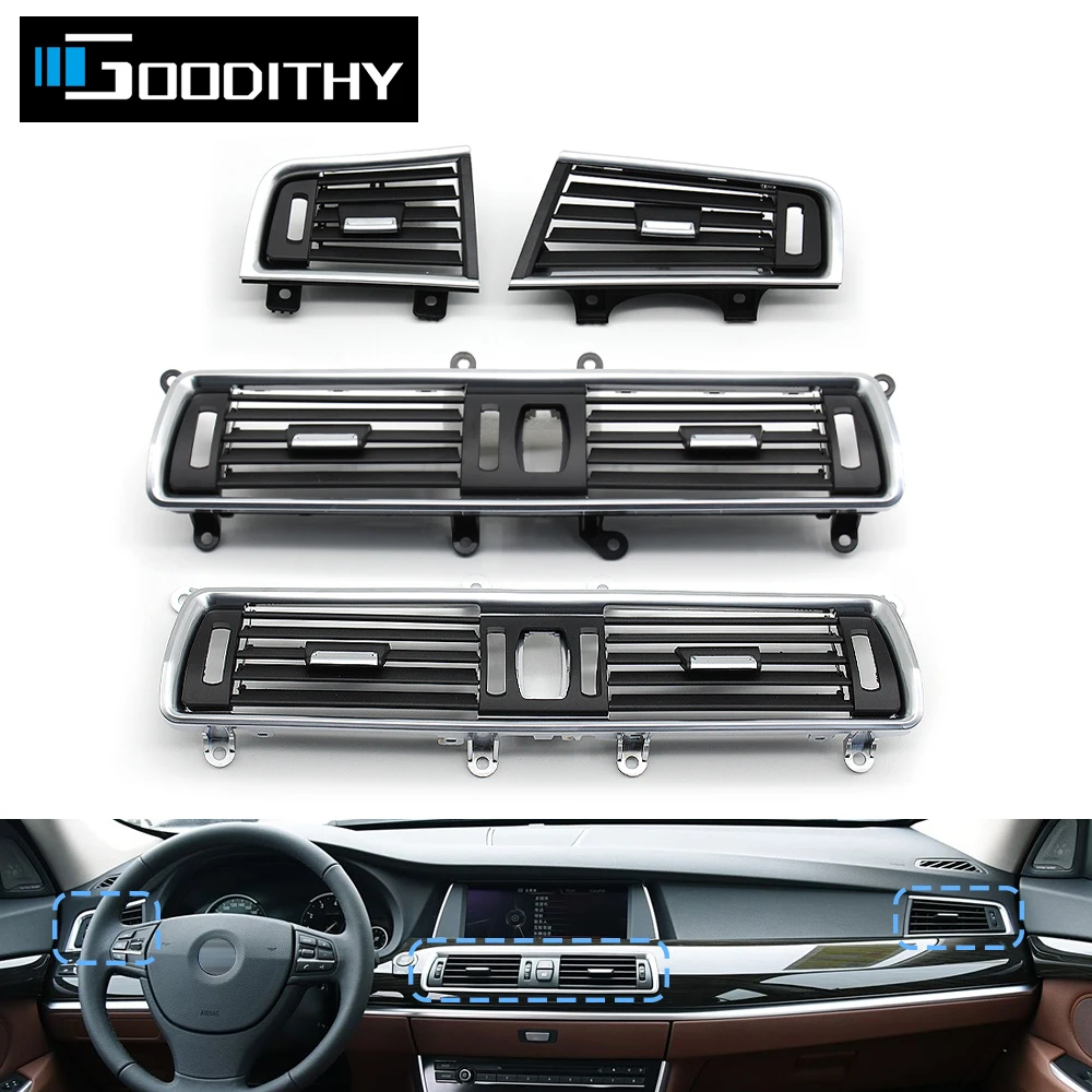 Car Front Rear Fresh Air Conditioning AC Vent Grille Outlet Panel Cover For BMW 5 Series GT F07 528 535 550 2010-2017
