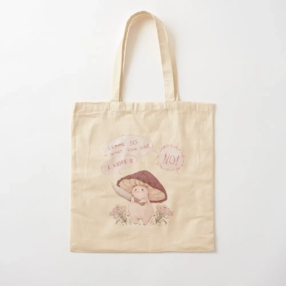 

Let me see what you have little Mushroom - text Tote Bag tote bag woman bags luxury women Bag