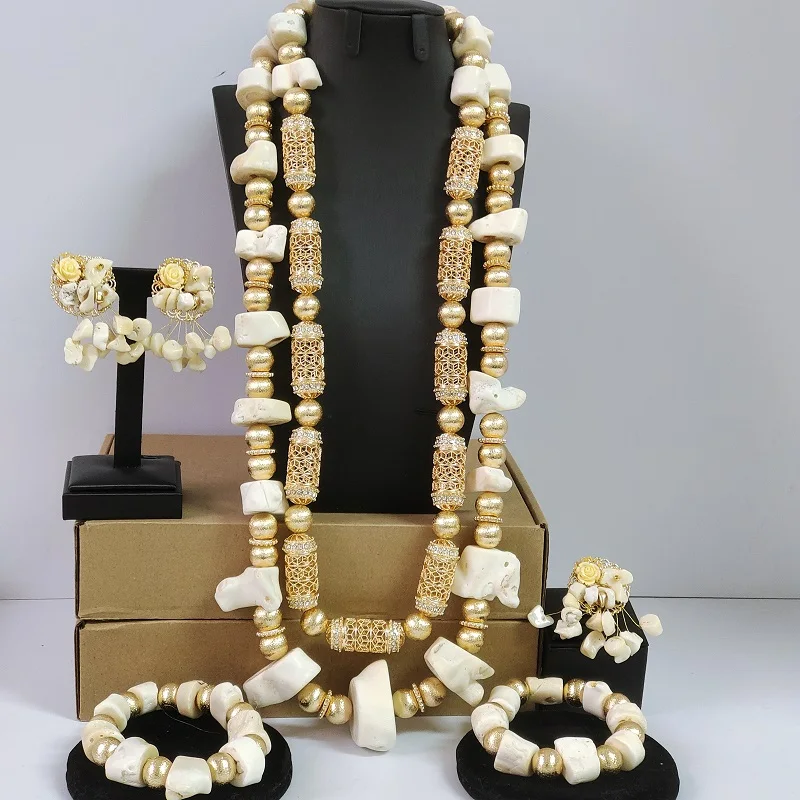 african woman traditional nigerian coral beads for wedding real