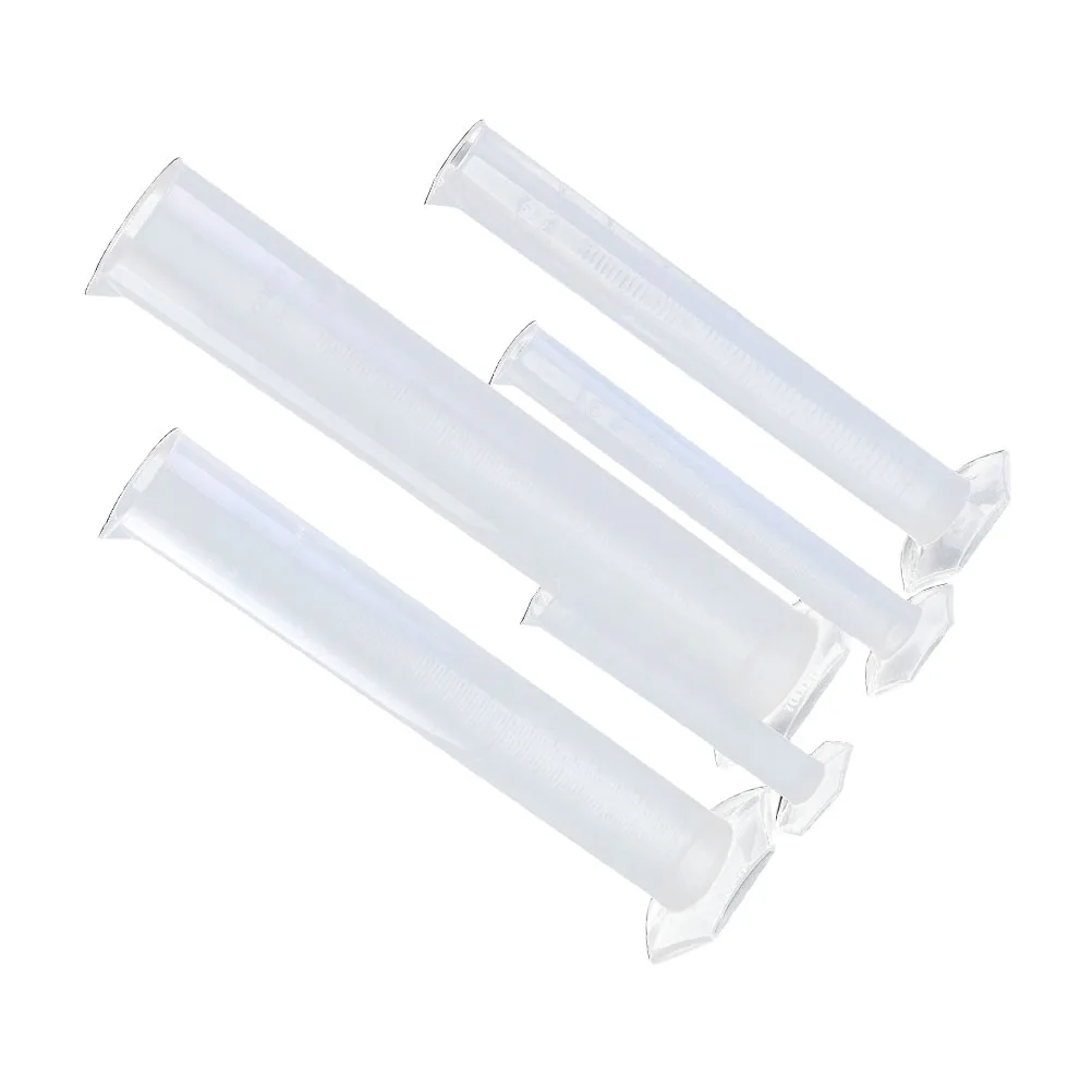 

5 Pcs Graduated Measuring Cup Test Tube Lab Supplies Laboratory Cylinder Scale with Base