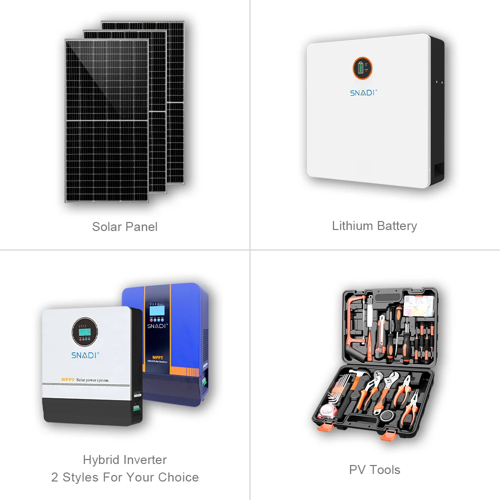 Off Grid Powerful Panel System 5000w 48V Complete off Grid Solar Systems 5KW Solar Energy System Solar Kit for Home