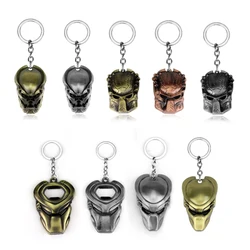 LLavero de película clásica Alien V Predator para hombres y mujeres, aleación de Alien, máscara de Metal, accesorios de joyería, regalos