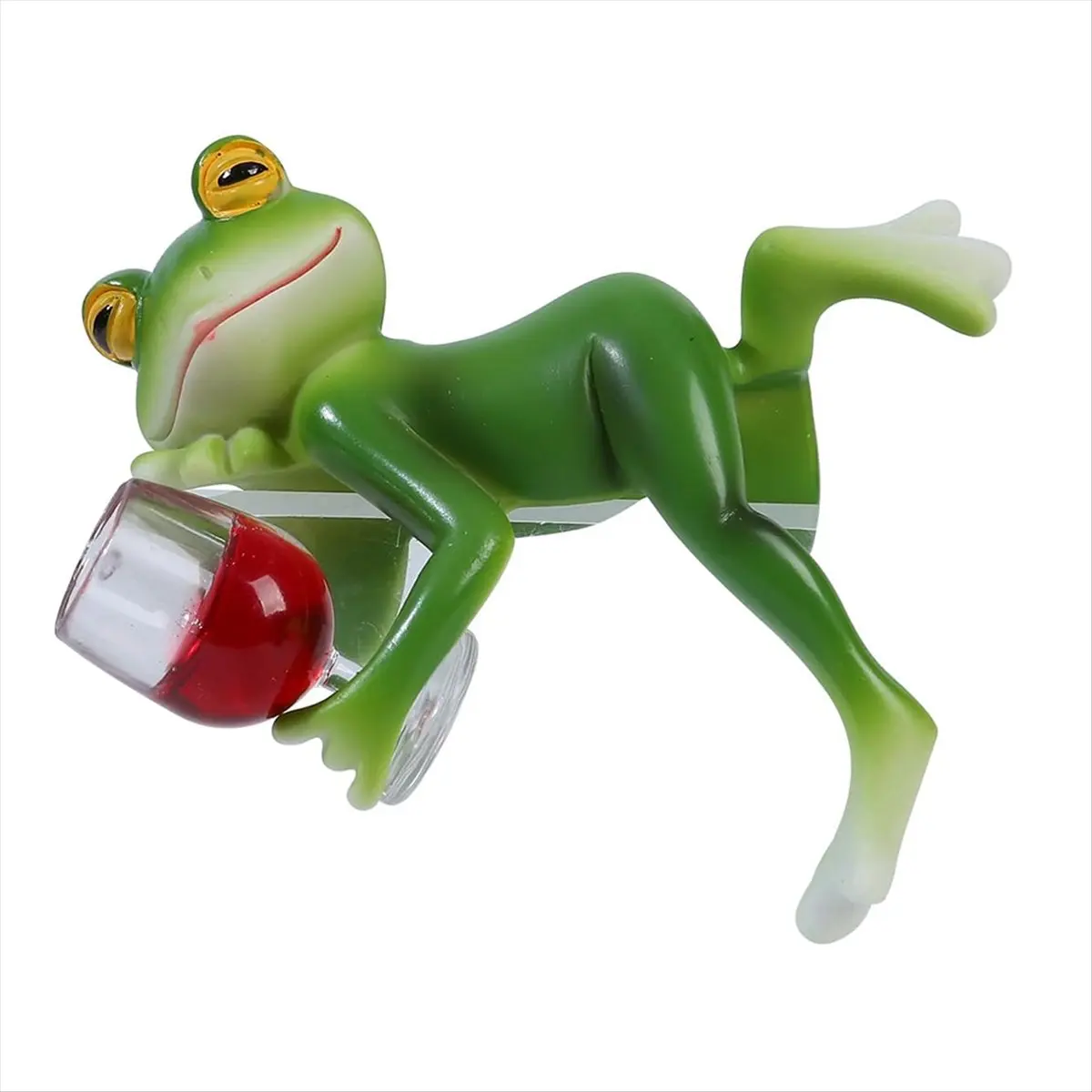 ABPP Miniature Frog Figurines Plant Decorations for Pots, Funny Plant Decorations Outdoor Decor Accessories Frog Statue