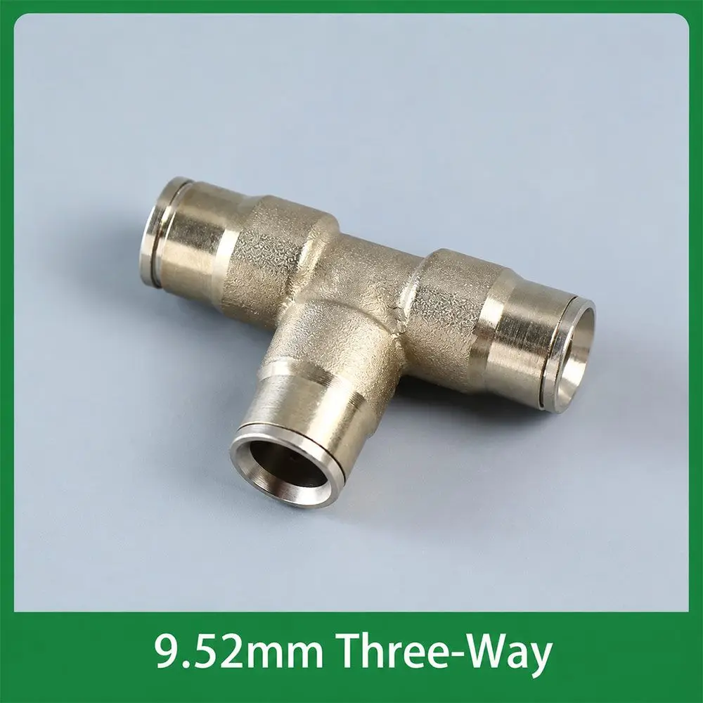9.52mm High Pressure Misting System Connector Atomizing Nozzle Adapter Tee Connector Nozzle Adapter Cross Connector