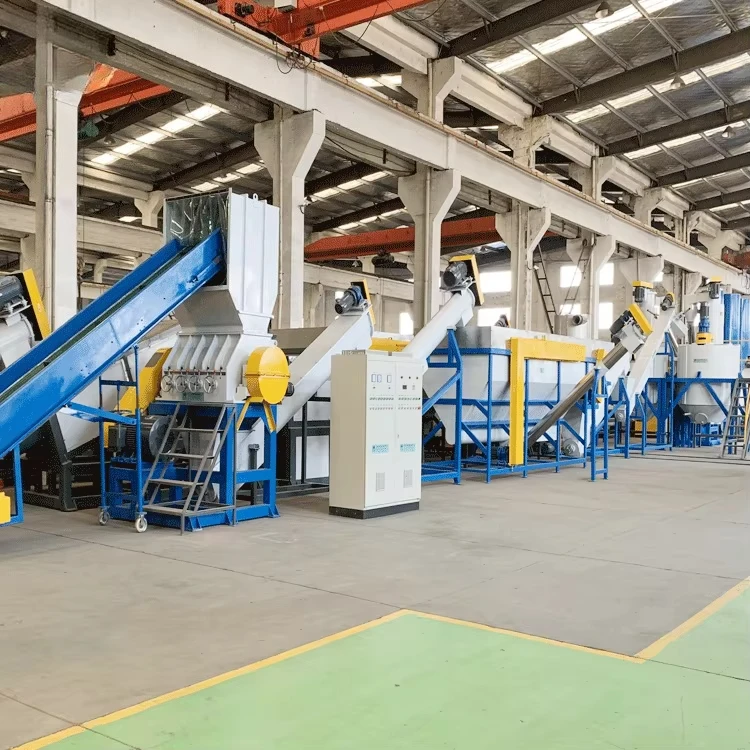 HDPE Plastic Recycling Line PE PP Bottle Crusher Recycling Plant LDPE Washing Plastic Recycling Machine