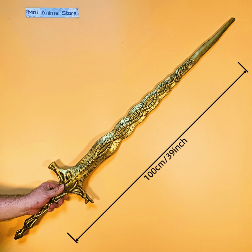 40in Elden Katana Originale Samurai Sabre ABS Ninja Coltello Spada Anime Cosplay Prop Formato Reale Giapponese Katana Unsharp Giocattolo Regalo