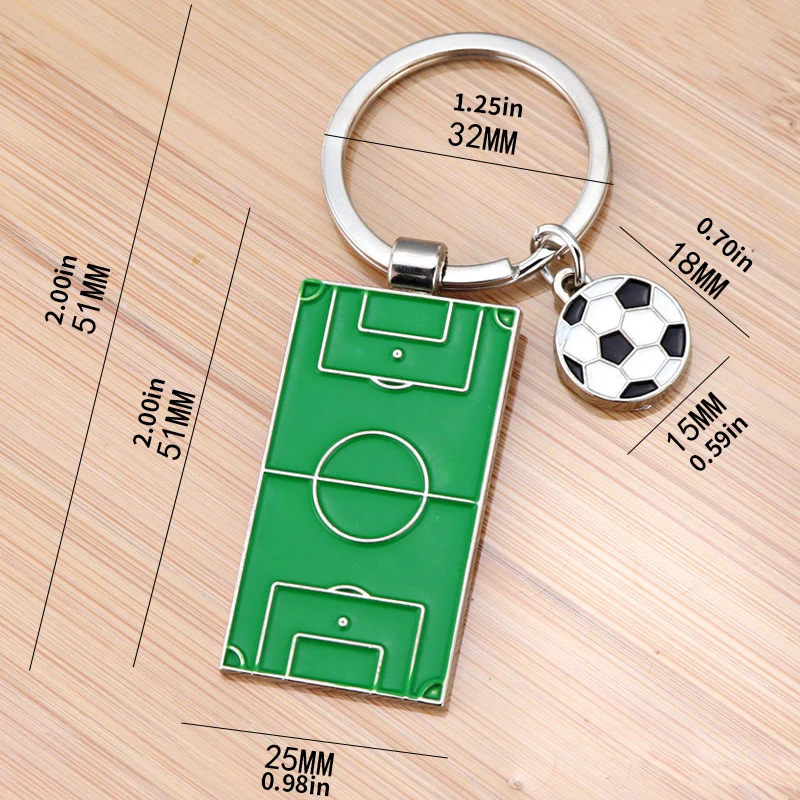 Golden Globe Award Keychain Souvenirs Around The 2024 Football Match Keychain Football Keychain Football Field