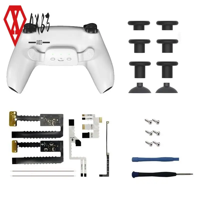

AX83-Back Button For PS5 Controller With Joystick Button Kit Redesigned Shell Programable Rise Remap For PS5 BDM010/020/030