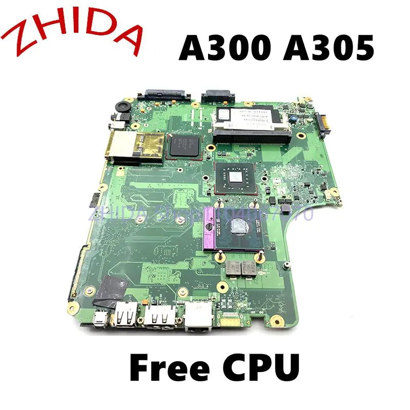 

For TOSHIBA salellite A300 A305 Laptop Motherboard GM45 DDR2 Free CPU V000126550 6050A2169901 MAIN BOARD full tested