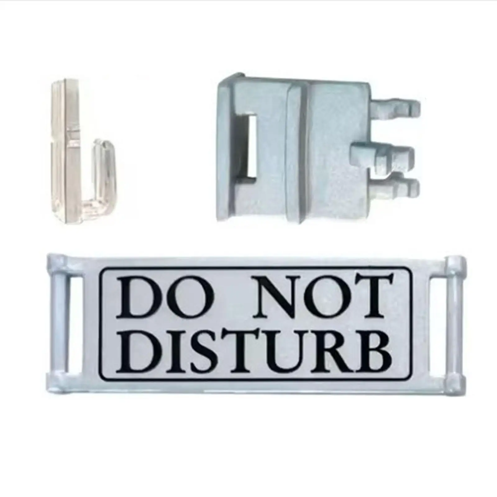 Rotated Doorbell Sign Decoration DIY Accessories Door Sign Do Not Disturb and No Soliciting for Home Guest House Office Restroom