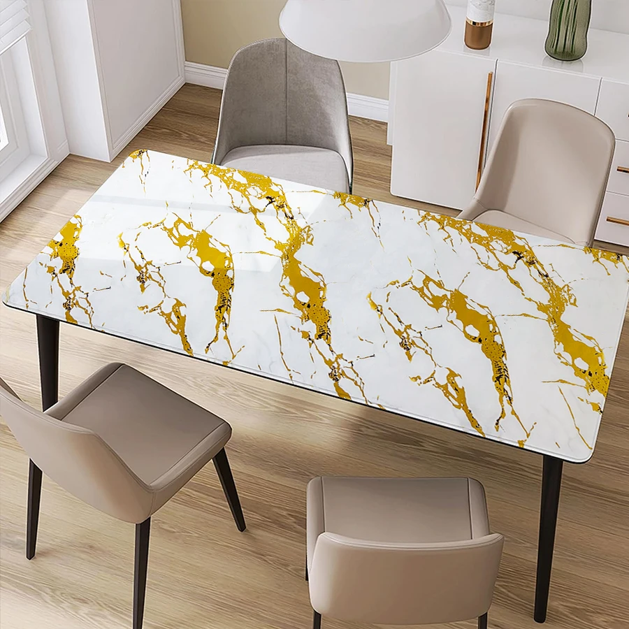 Luxury Gold Marble Self Adhesive Sticker Waterproof Oil Resistant Kitchen Countertop Film for Furniture Cabinet Table Renovation