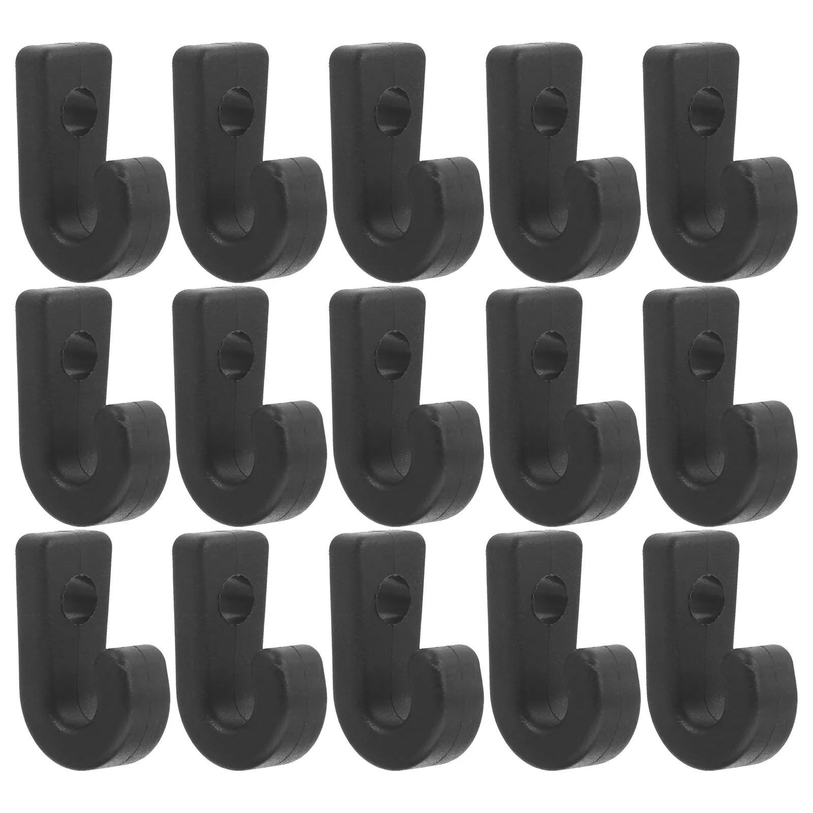 20Pcs Kayak Bungee J Hooks Lightweight Strong Nylon Lashing Hook for Boat Deck Rigging Canoe Storage Hooks Kayak Replacement