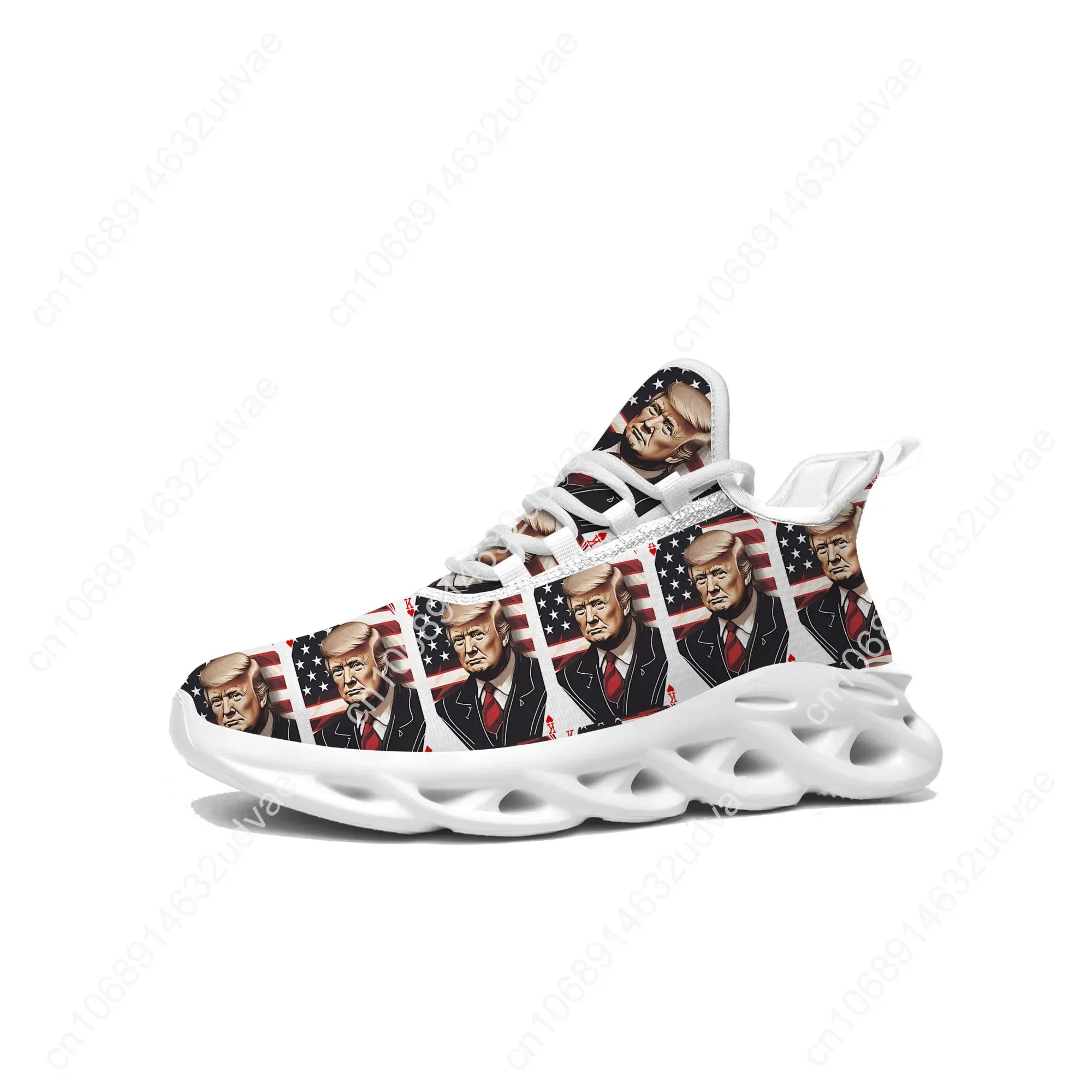 Trump 2024 Flats Sneakers Never Surrender Mens Womens Sports Running Shoes High Quality Sneaker Custom Made Shoe