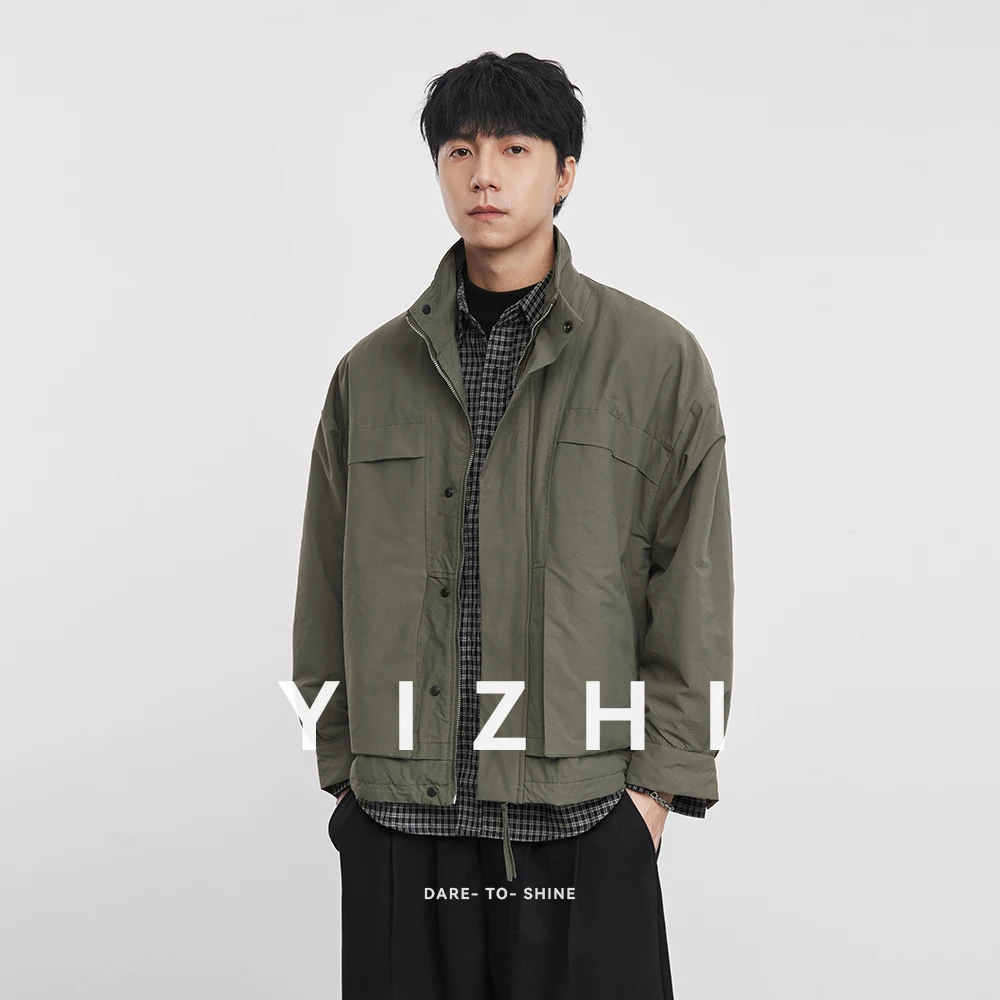 

Fashion Men's American Retro Workwear Pocket Cotton Jacket 2025 Winter New Men's Thick Warm Loose Cotton Jacket Men's Jacket