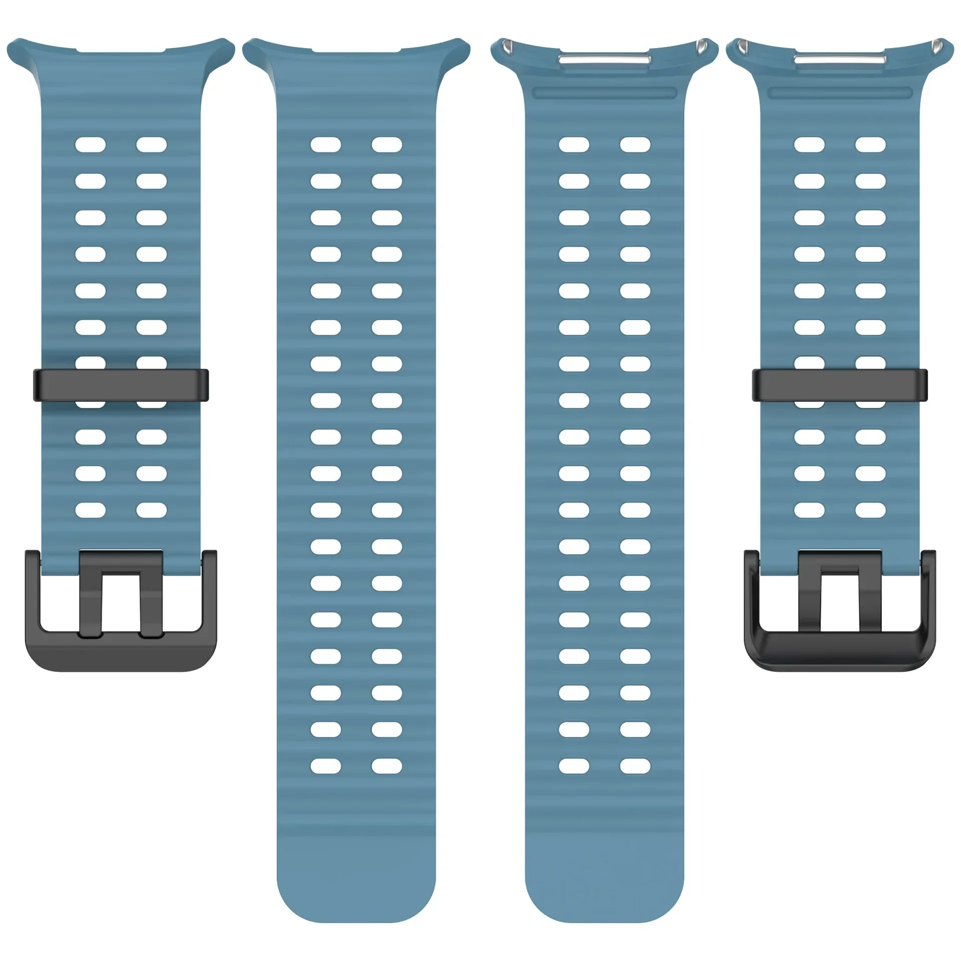 Gelang silikon olahraga untuk Samsung Galaxy Watch 7 Ultra 47mm tali Loop bernapas lembut tanpa celah gelang untuk Galaxy 7 ULTRA 47MM